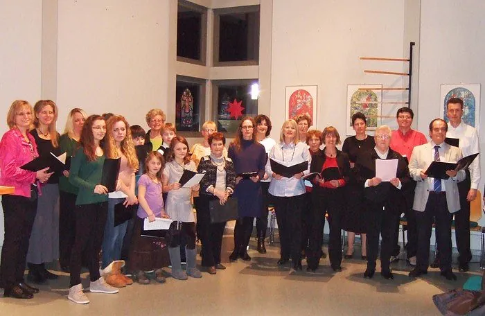 Gruppenfoto vom Hitdorfer Festtags-Chor